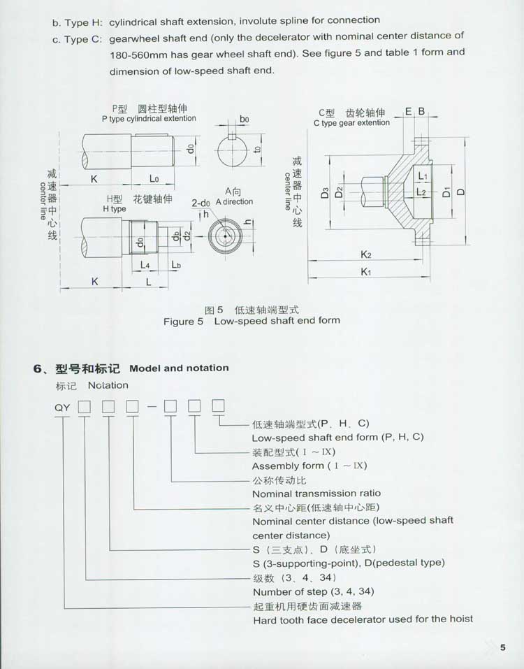 QY型起重機(jī)用硬齒面減速器